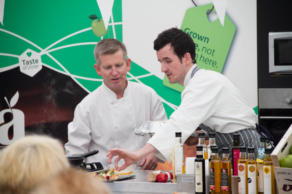 Northern Ireland tourism event - The Richhill Apple Harvest Fayre with Aussie Chef Dino - Dean Coppard