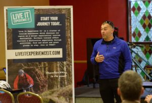 13th October 2015 Richard Gillen, Tourism, Causeway Coast and Glens borough council., during the Cycle Sperrins Consortium, which is made up of speciality food producers, farm businesses, tearooms and quality accommodation providers based along the world-class four day cycle route, welcomes Tourism NI chairman, Terence Brannigan, to officially launch Cycle Sperrins. Picture Oliver McVeigh .