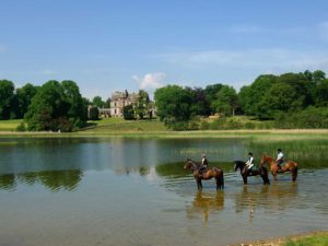 Castle Leslie on horseback for Live It Experience It