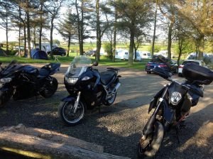 Bikes parked up at Maddybenny on the North Coast. Maddybenny is a Live It Experience It member