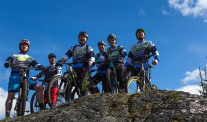 Mountain bikers at Davagh - Picture by Michael Regan MR Photography