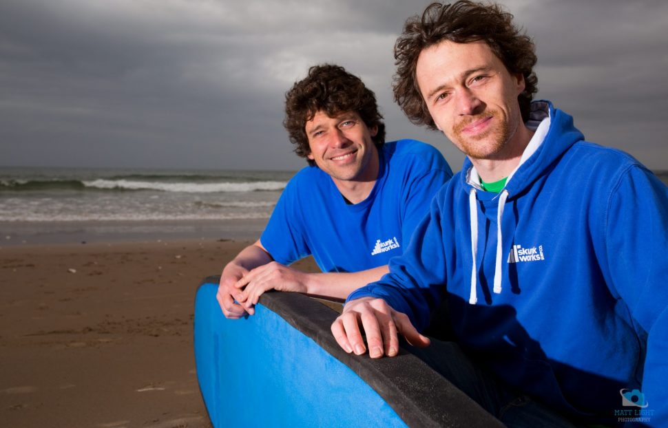 SkunkWorks Surf Co are working with Jaguar Land Rover in the Waste To Wave Project