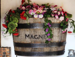 Taking care of it's exterior at Friel's Historic Bar and Restaurant