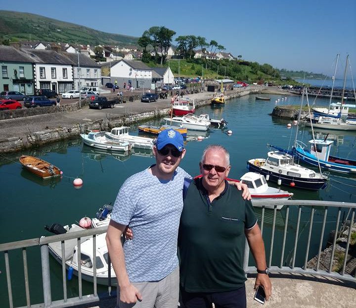 Tourists enjoying our Glens of Antrim with CraicNTour