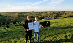 Chef Max Buller with his dad Robert on their farm in Loughbrickland