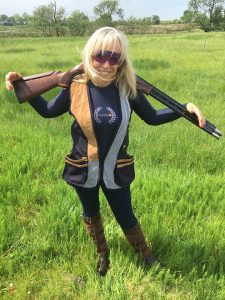 Louise Smylie who shoots for the NI Skeet team - clay pigeon shooting