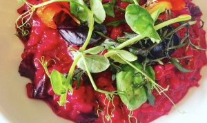 A Dish From Dean - Beetroot and Pine Nut Risotto Picture